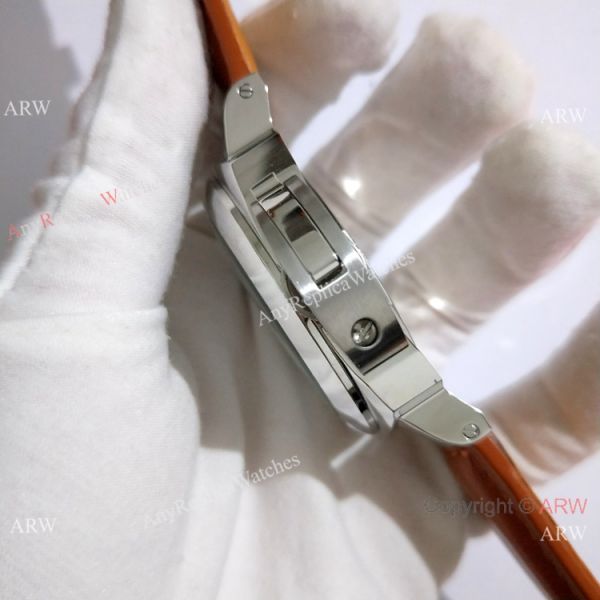 Copy Luminor Panerai White Dial Brown Leather Band Watch 44mm PAM00113 Copy Luminor Panerai White Dial Brown Leather Band Watch 44mm PAM00113