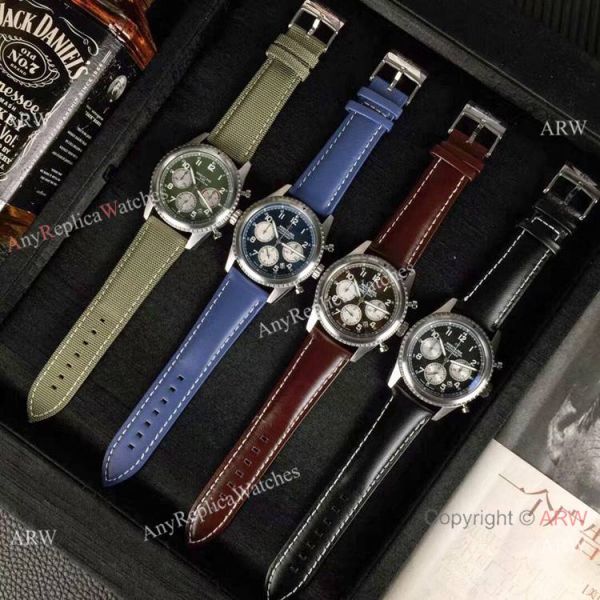 New Copy Breitling Navitimer Chronograph Watches SS Brown Military Strap New Copy Breitling Navitimer Chronograph Watches SS Brown Military Strap
