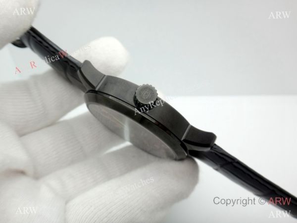 Replica IWC Mark XVIII 40mm Watch Black Case Orange Markers Replica IWC Mark XVIII 40mm Watch Black Case Orange Markers