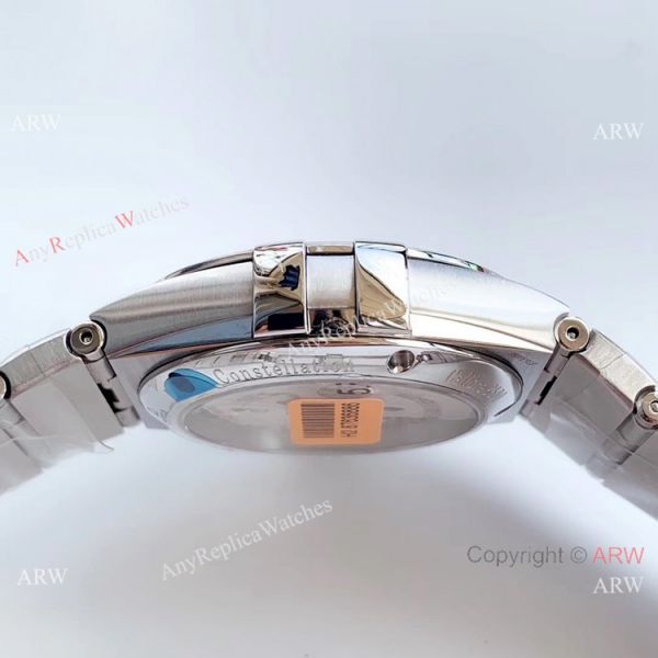 VSF Swiss Replica Omega Constellation Stainless Steel Black Diamond Watch VSF Swiss Replica Omega Constellation Stainless Steel Black Diamond Watch