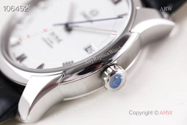 Swiss Grade 1 Omega De Ville Co Axial White Dial Leather Strap Watch VS Factory Swiss Grade 1 Omega De Ville Co Axial White Dial Leather Strap Watch VS Factory