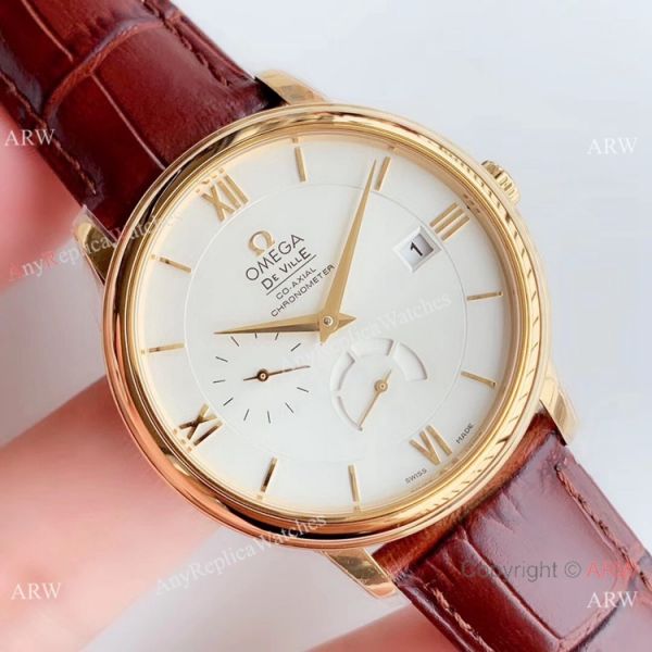 (DV) Swiss Grade Omega De Ville Prestige Yellow Gold Power Reserve Copy Watch (DV) Swiss Grade Omega De Ville Prestige Yellow Gold Power Reserve Copy Watch