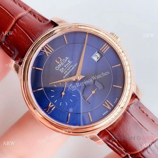 DV Replica Omega De Ville Prestige Co?Axial Power Reserve Watch Rose Gold 39.5mm DV Replica Omega De Ville Prestige Co?Axial Power Reserve Watch Rose Gold 39.5mm