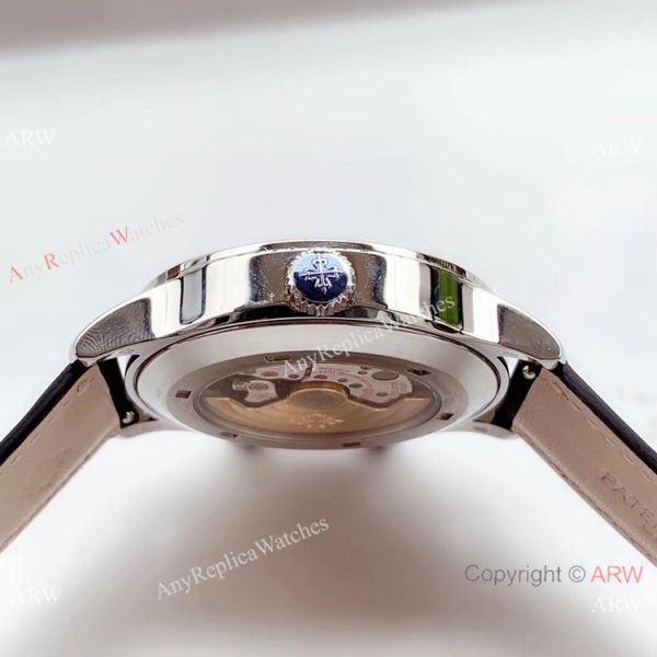 (GR ) Swiss Patek Philippe Calatrava Pilot Travel Time 5524 Replica Watch SS Black Dial (GR ) Swiss Patek Philippe Calatrava Pilot Travel Time 5524 Replica Watch SS Black Dial