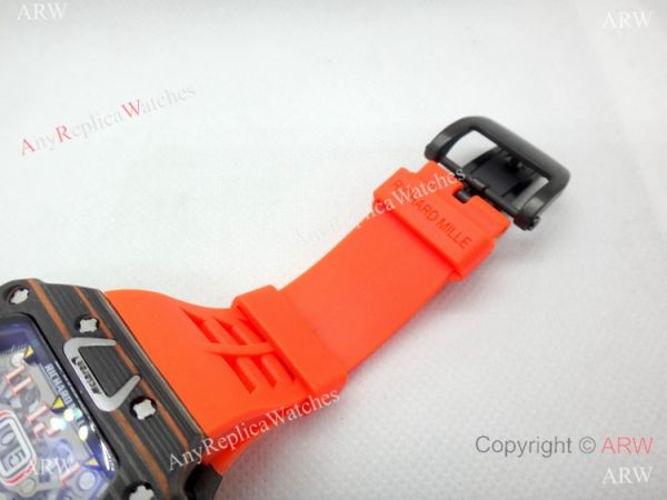 2019 Richard Mille Mclaren RM 11-03 Replica Watch Carbon Case Orange Strap 2019 Richard Mille Mclaren RM 11-03 Replica Watch Carbon Case Orange Strap