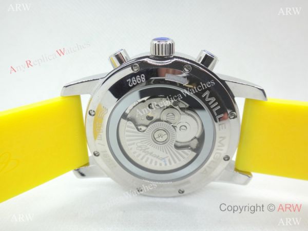 Chopard Mille Miglia GMT Automatic Watch SS Yellow Rubber Strap Chopard Mille Miglia GMT Automatic Watch SS Yellow Rubber Strap