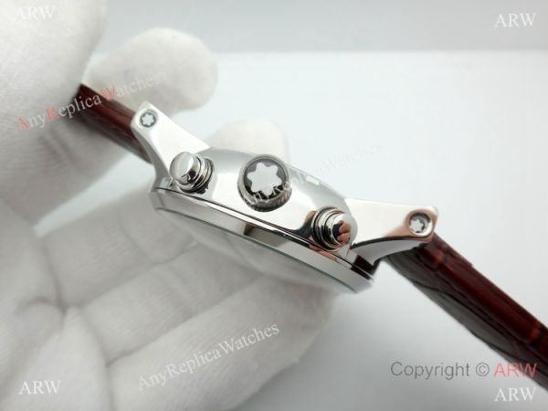 Mont Blanc Clone Time Walker Tourbillon SS White Dial Watch Automatic Mont Blanc Clone Time Walker Tourbillon SS White Dial Watch Automatic