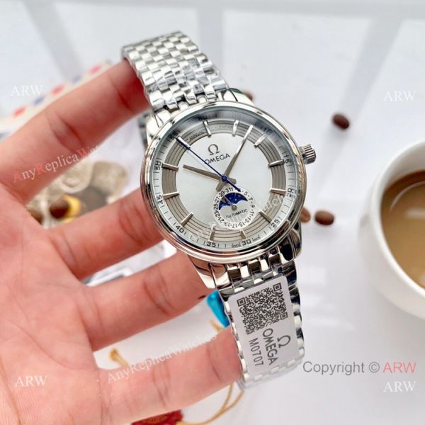 New Omega De Ville Fake Hour Vision Moonphase Watch 40mm New Omega De Ville Fake Hour Vision Moonphase Watch 40mm