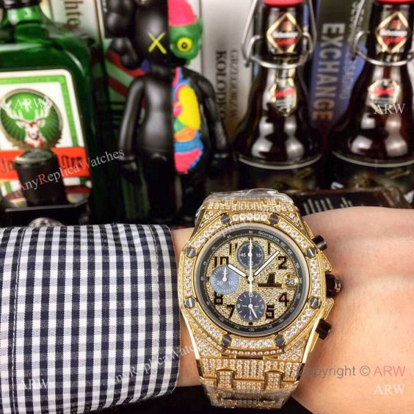 Buy Royal Oak Offshore Limited Edition AP Iced Out Replica Watch Buy Royal Oak Offshore Limited Edition AP Iced Out Replica Watch