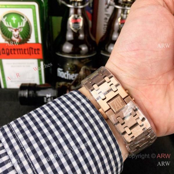 Copy Audemars Piguet Royal Oak Skeleton Rose Gold Watch 44mm Copy Audemars Piguet Royal Oak Skeleton Rose Gold Watch 44mm