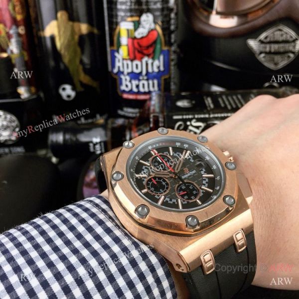Japan Grade Copy Audemars Piguet Royal Oak offshore Michael Schumacher Watch Rose Gold Japan Grade Copy Audemars Piguet Royal Oak offshore Michael Schumacher Watch Rose Gold