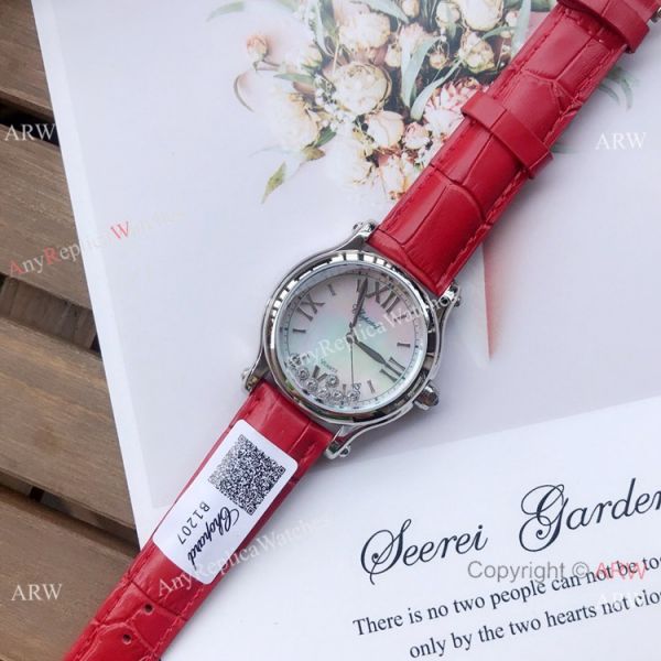 Replica Chopard Happy Sport 36mm Watches 2-Tone Rose Gold White Dial Replica Chopard Happy Sport 36mm Watches 2-Tone Rose Gold White Dial