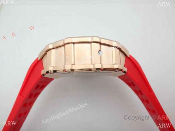 Richard Mille Flyback RM 11-03 Replica Watches Rose Gold Red Rubber Band Richard Mille Flyback RM 11-03 Replica Watches Rose Gold Red Rubber Band