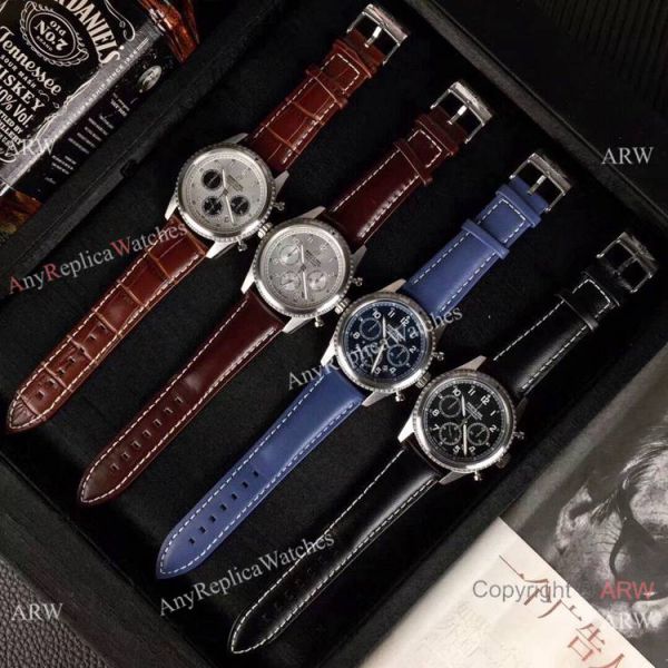 2019 Replica Breitling Navitimer Chronograph Blue Dial Blue Leather Band Watches 2019 Replica Breitling Navitimer Chronograph Blue Dial Blue Leather Band Watches