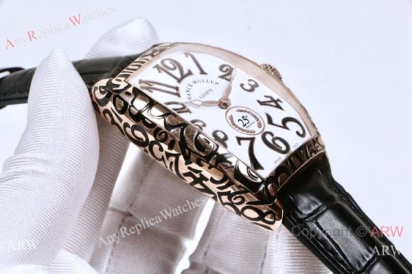Copy Franck Muller Cintree Curvex 25th Anniversary Special Edition Watch Rose Gold Copy Franck Muller Cintree Curvex 25th Anniversary Special Edition Watch Rose Gold