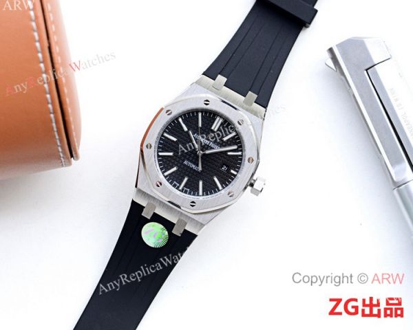 Fake Audemars Piguet Royal Oak 42mm Watch Black Dial Black Rubber Strap Fake Audemars Piguet Royal Oak 42mm Watch Black Dial Black Rubber Strap