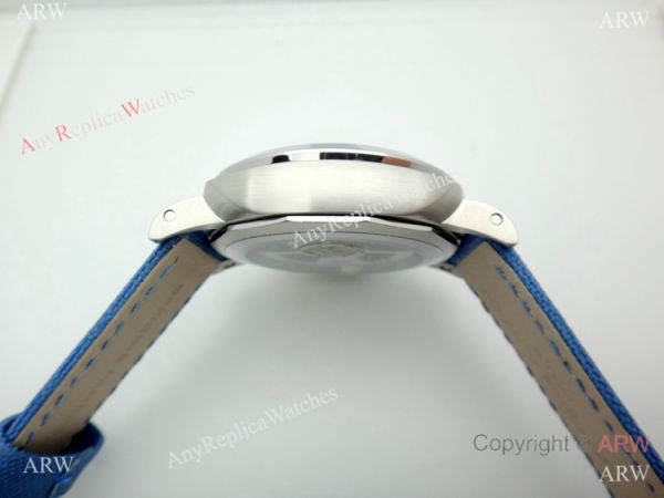 Copy Panerai Luminor Marina PAM 687 Automatic Watch SS Blue Leather Strap Copy Panerai Luminor Marina PAM 687 Automatic Watch SS Blue Leather Strap