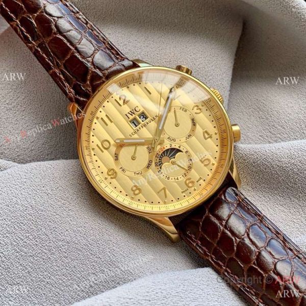 Copy IWC Portofino Grand Complication SS White Dial Watch Best Quality Copy IWC Portofino Grand Complication SS White Dial Watch Best Quality