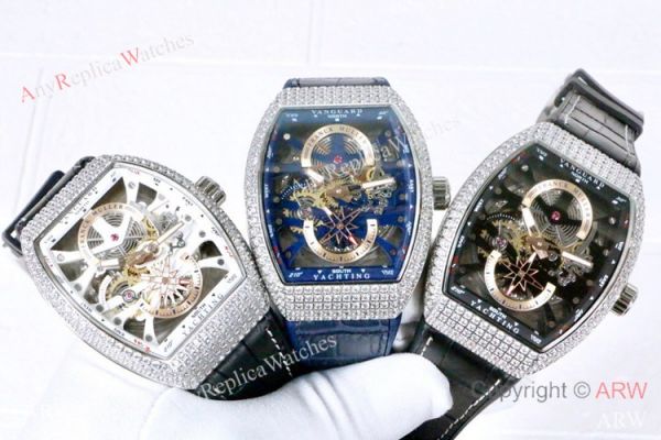 New Franck Muller Vanguard Yachting Anchor Diamond Skeleton Watch / Knock off Watches China New Franck Muller Vanguard Yachting Anchor Diamond Skeleton Watch / Knock off Watches China