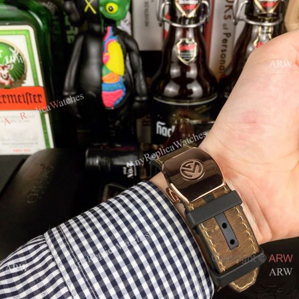 New Replica Franck Muller Vanguard Yachting watch Rose Gold Gray Gummy Strap New Replica Franck Muller Vanguard Yachting watch Rose Gold Gray Gummy Strap