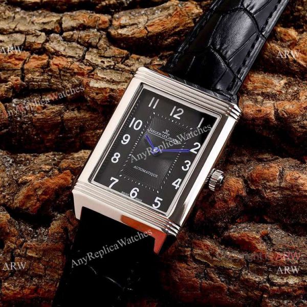 New Copy Jaeger-LeCoultre Reverso Classic 46mm Watch Stainless Steel Black Face New Copy Jaeger-LeCoultre Reverso Classic 46mm Watch Stainless Steel Black Face