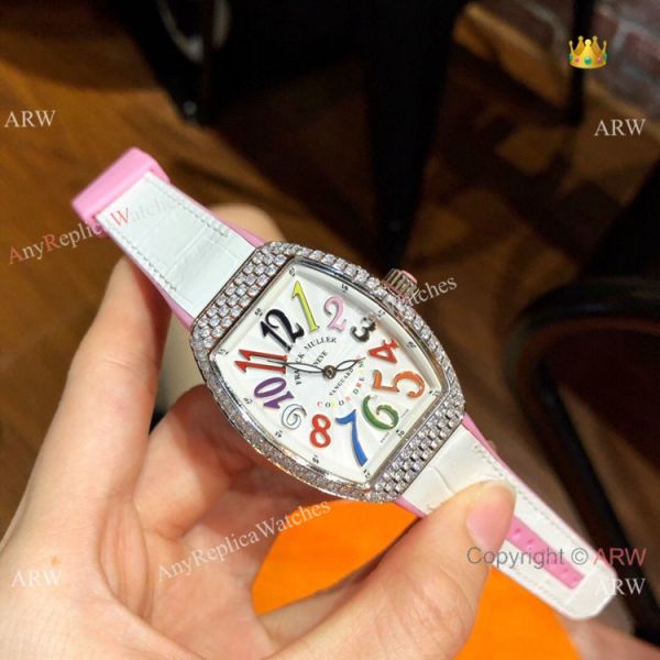 Swiss Quality Franck Muller Vanguard Replica Watch Stainless Steel Diamond 32mm Swiss Quality Franck Muller Vanguard Replica Watch Stainless Steel Diamond 32mm