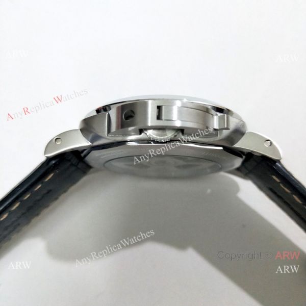 Officine Panerai Luminor GMT PAM320 Copy Watch SS Black Dial Officine Panerai Luminor GMT PAM320 Copy Watch SS Black Dial