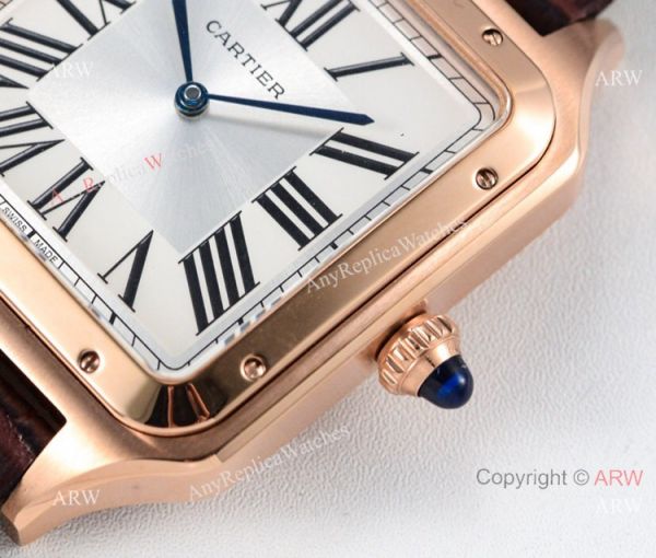 Swiss 9015 Cartier Santos-Dumont Rose Gold Watch New Cartier Watches Swiss 9015 Cartier Santos-Dumont Rose Gold Watch New Cartier Watches