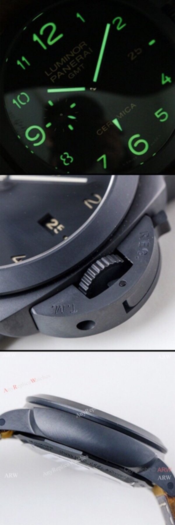 (VS) Swiss Copy Panerai Luminor GMT 1950 Ceramica PAM 441 Watch (VS) Swiss Copy Panerai Luminor GMT 1950 Ceramica PAM 441 Watch