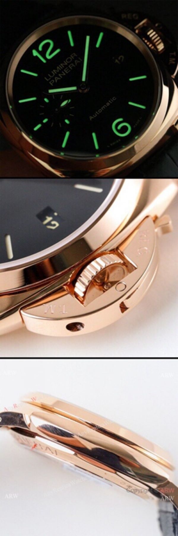 (VS) Best Copy Swiss Panerai Luminor Limited edition Rose Gold Men Watch (VS) Best Copy Swiss Panerai Luminor Limited edition Rose Gold Men Watch