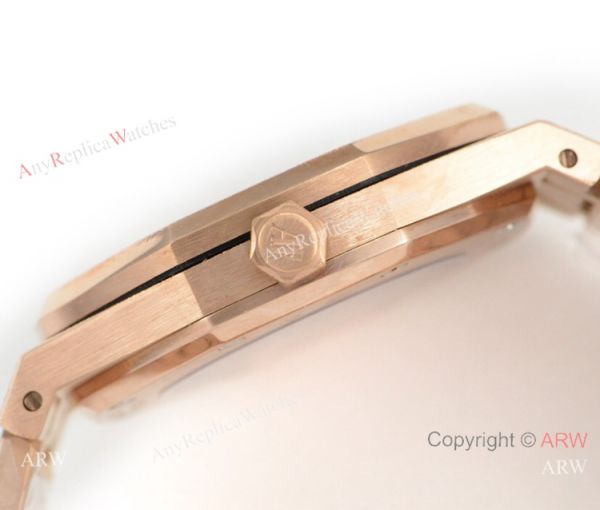 N9 Factory Swiss 3120 Audemars Piguet Frosted Rose Gold Watch Diamond Dial N9 Factory Swiss 3120 Audemars Piguet Frosted Rose Gold Watch Diamond Dial