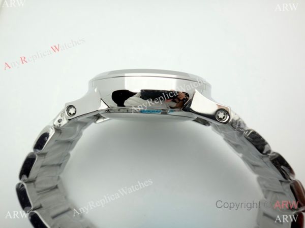 Mont Blanc Clone Timewalker Stainless Steel Black Dial Automatic watch Mont Blanc Clone Timewalker Stainless Steel Black Dial Automatic watch