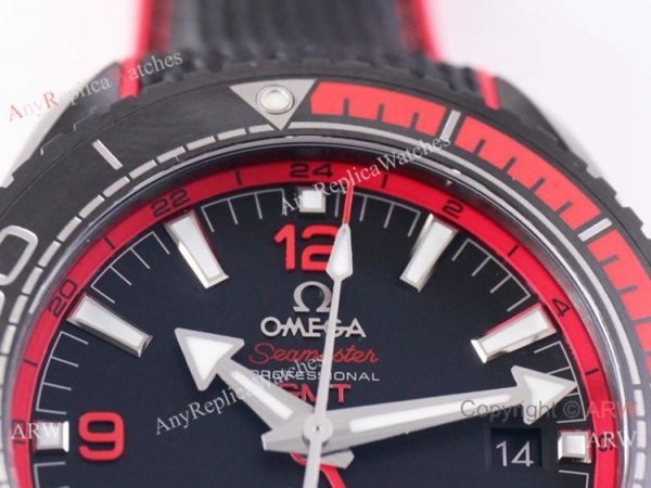 VS Factory Swiss Omega Seamaster Planet Ocean Deep 8906 Watch Black Red VS Factory Swiss Omega Seamaster Planet Ocean Deep 8906 Watch Black Red