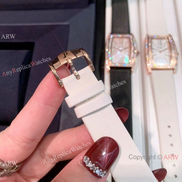 Copy Piaget Limelight Tonneau Rose Gold diamond Watch 27mm Copy Piaget Limelight Tonneau Rose Gold diamond Watch 27mm