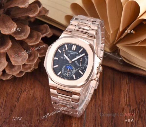 Patek Nautilus Rose Gold Power Reserve Men Watch Knock off Watches China Patek Nautilus Rose Gold Power Reserve Men Watch Knock off Watches China