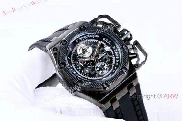 All Black Audemar Piguet Survivor Royal Oak Offshore Watches All Black Audemar Piguet Survivor Royal Oak Offshore Watches