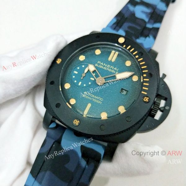 2019 New Panerai Luminor Submersible Camouflage Watch Black Case 2019 New Panerai Luminor Submersible Camouflage Watch Black Case