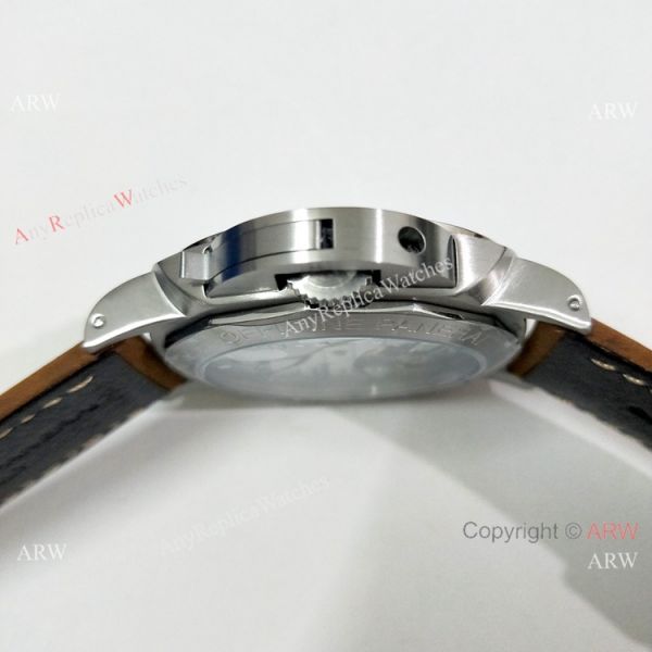 Copy Panerai Luminor PAM00127 Watch Black Dial Brown Leather Band Copy Panerai Luminor PAM00127 Watch Black Dial Brown Leather Band