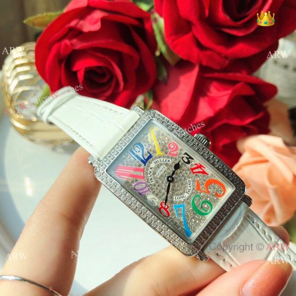 Replica Franck Muller Long Island Color Dreams Watch Diamond Case Replica Franck Muller Long Island Color Dreams Watch Diamond Case