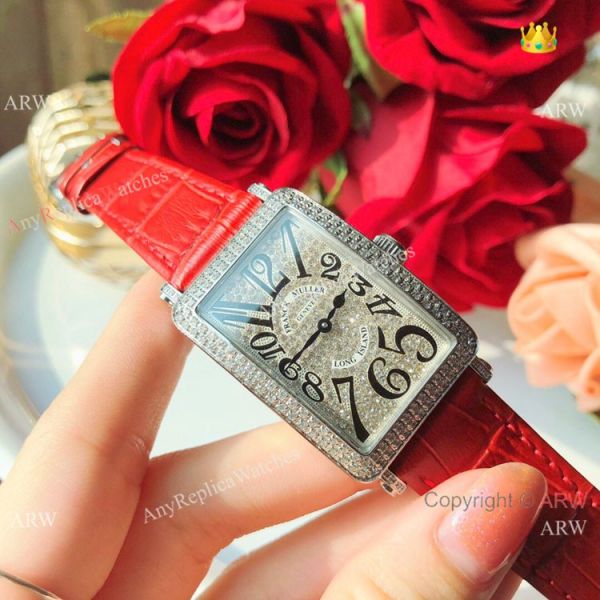 New Copy Franck Muller Long Island Ss Iced Out Diamond Watch 26mm New Copy Franck Muller Long Island Ss Iced Out Diamond Watch 26mm