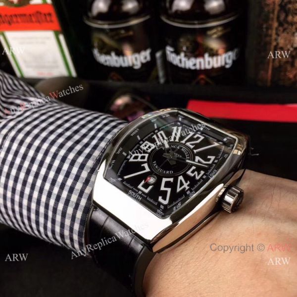 Franck Muller Vanguard Yachting SS Blue Dial Knock off Watches China Franck Muller Vanguard Yachting SS Blue Dial Knock off Watches China