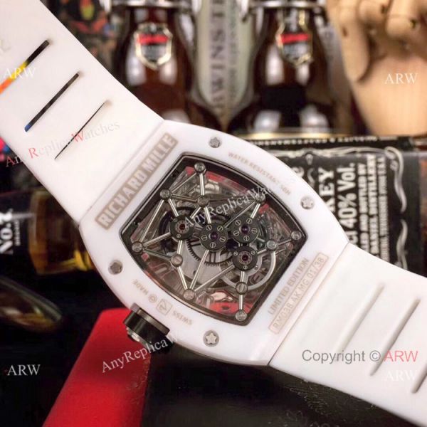 Richard Mille RM 012 White Ceramic Men Watch Swiss Quality Replica Richard Mille RM 012 White Ceramic Men Watch Swiss Quality Replica