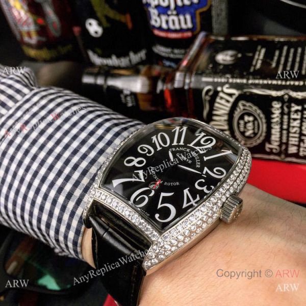 Copy Franck Muller Platinum Rotor Diamond Case White Dial Watch Copy Franck Muller Platinum Rotor Diamond Case White Dial Watch