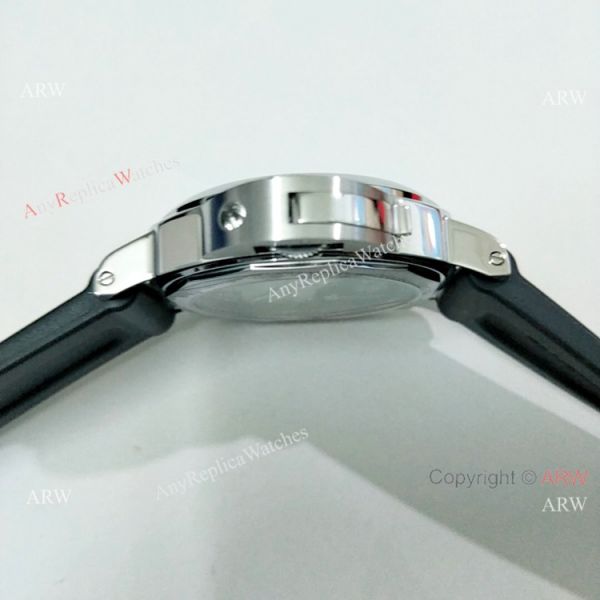 Copy Panerai Luminor PAM00112 Watch Black Dial Black Rubber Strap Copy Panerai Luminor PAM00112 Watch Black Dial Black Rubber Strap