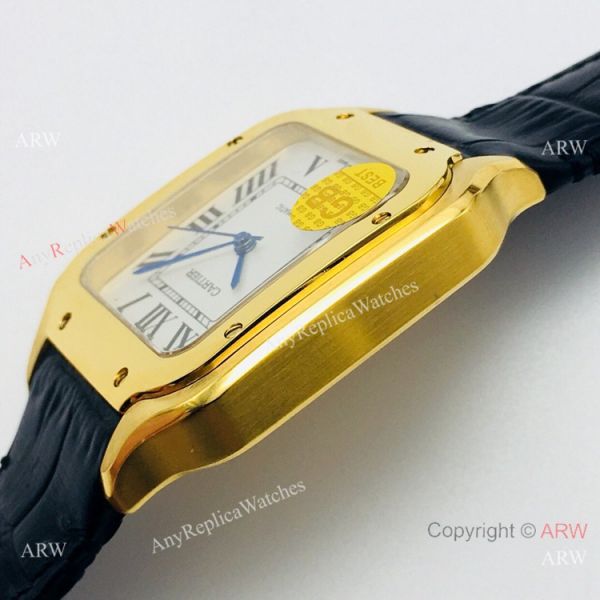 (GB) 2019 New Cartier Santos Yellow Gold Watch AAA Swiss Replica (GB) 2019 New Cartier Santos Yellow Gold Watch AAA Swiss Replica
