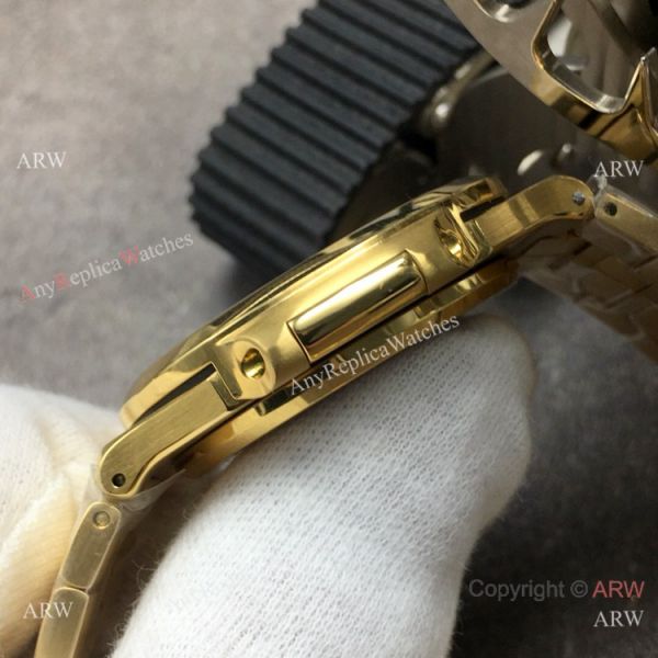 Grade 1A Replica Patek Philippe Nautilus GB Factory Cal.324 Yellow Gold Black Dial Watch Grade 1A Replica Patek Philippe Nautilus GB Factory Cal.324 Yellow Gold Black Dial Watch