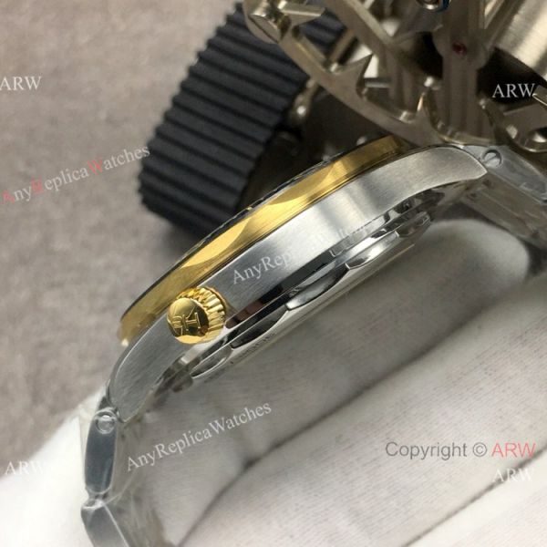 GB Factory Seamaster Diver 300M James Bond Replica Watch 2-Tone Blue Ceramic Omega 8800 Movement GB Factory Seamaster Diver 300M James Bond Replica Watch 2-Tone Blue Ceramic Omega 8800 Movement