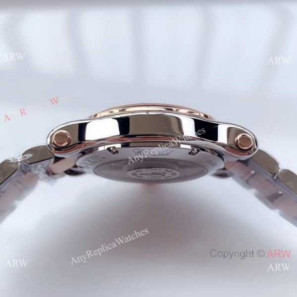 YF Factory Replica Chopard HAPPY SPORT Ladies Watch Two Tone Rose Gold YF Factory Replica Chopard HAPPY SPORT Ladies Watch Two Tone Rose Gold
