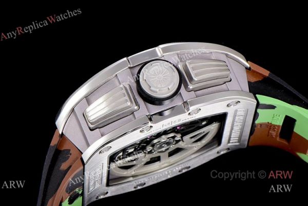 KV Factory Richard Mille RM 011 Black Kite Replica Watches With Camouflage Rubber Strap KV Factory Richard Mille RM 011 Black Kite Replica Watches With Camouflage Rubber Strap