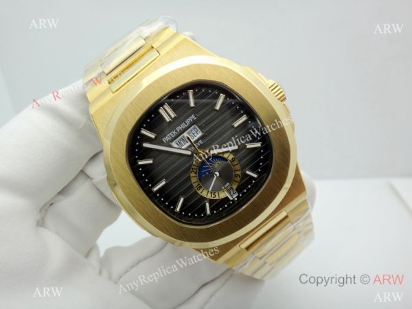 Copy Patek Philippe Nautilus Annual Calendar Moonphase Watch Yellow Gold Copy Patek Philippe Nautilus Annual Calendar Moonphase Watch Yellow Gold